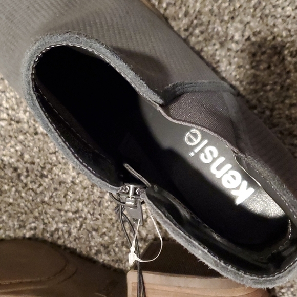 NWOT Kensie Gerona Ankle Suede boho Boots shoes - Picture 13 of 14